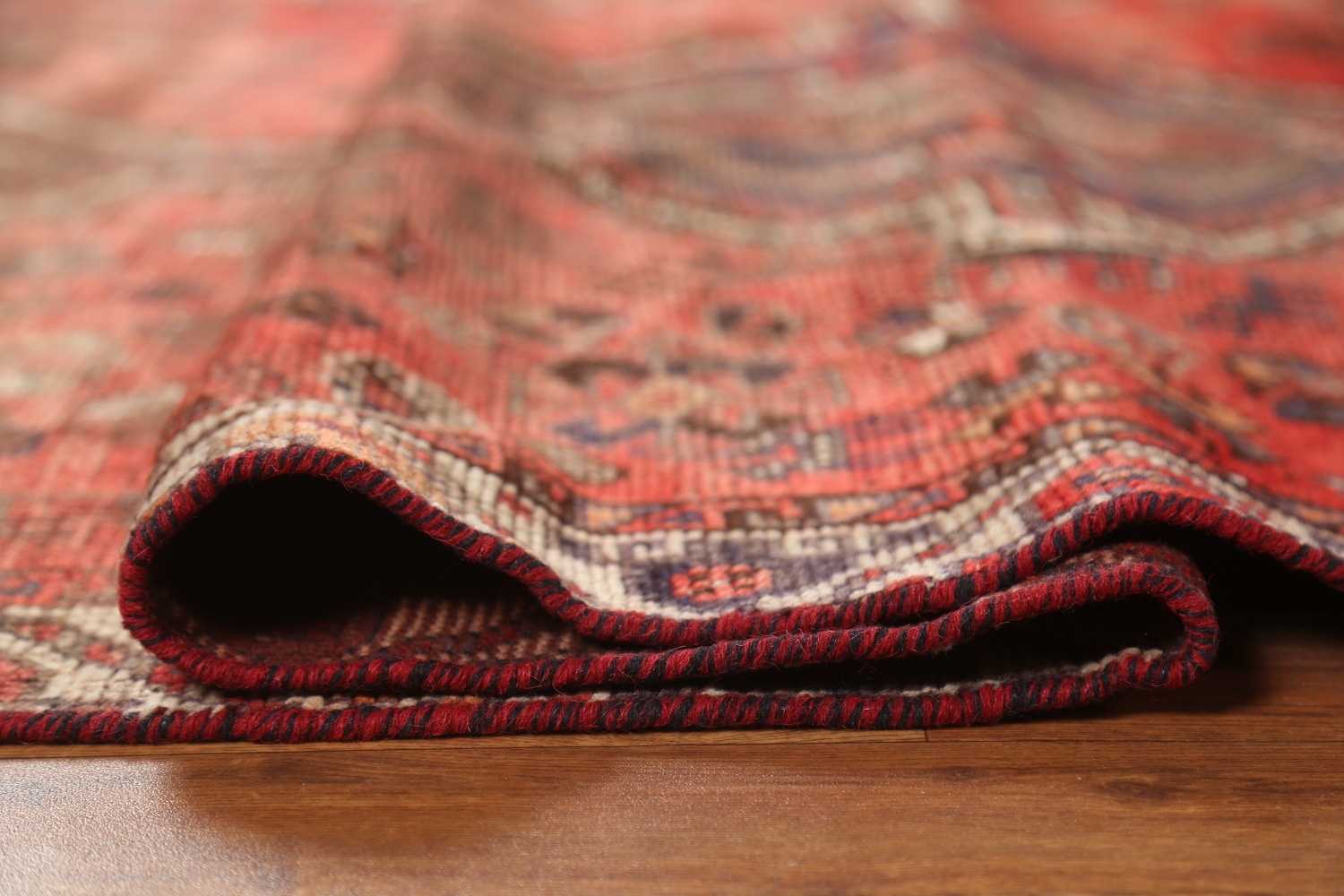 Antique Wool Shiraz Persian Rug 5x7