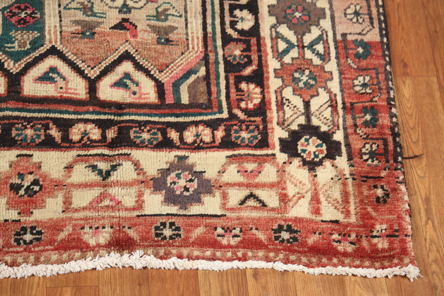 Antique Wool Mahal Persian Area Rug 5x9