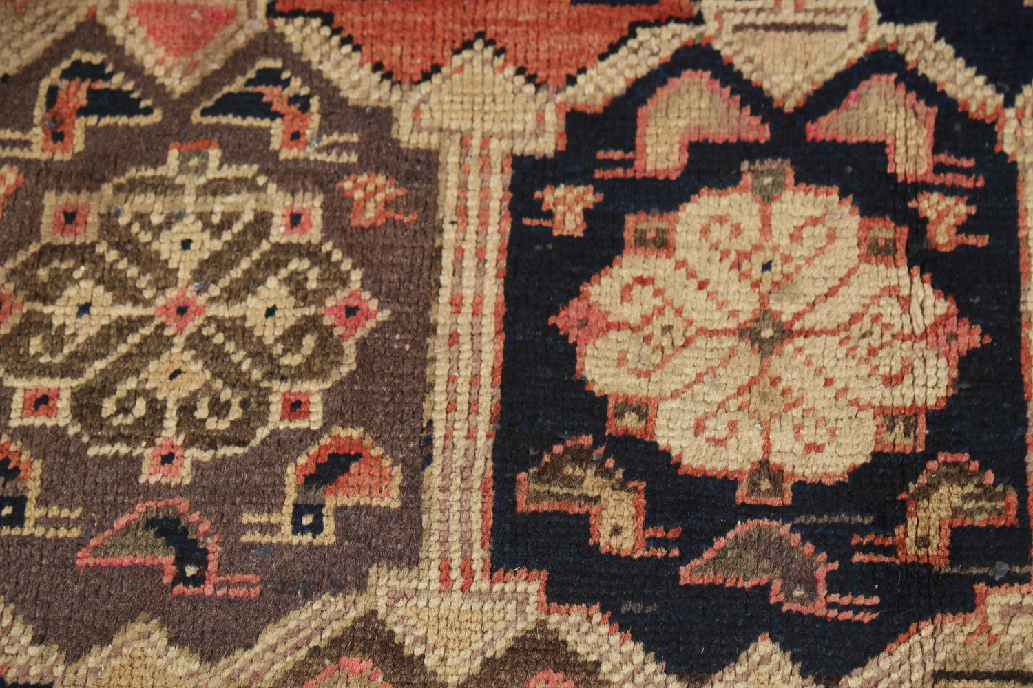 Antique Wool Mahal Persian Area Rug 5x9
