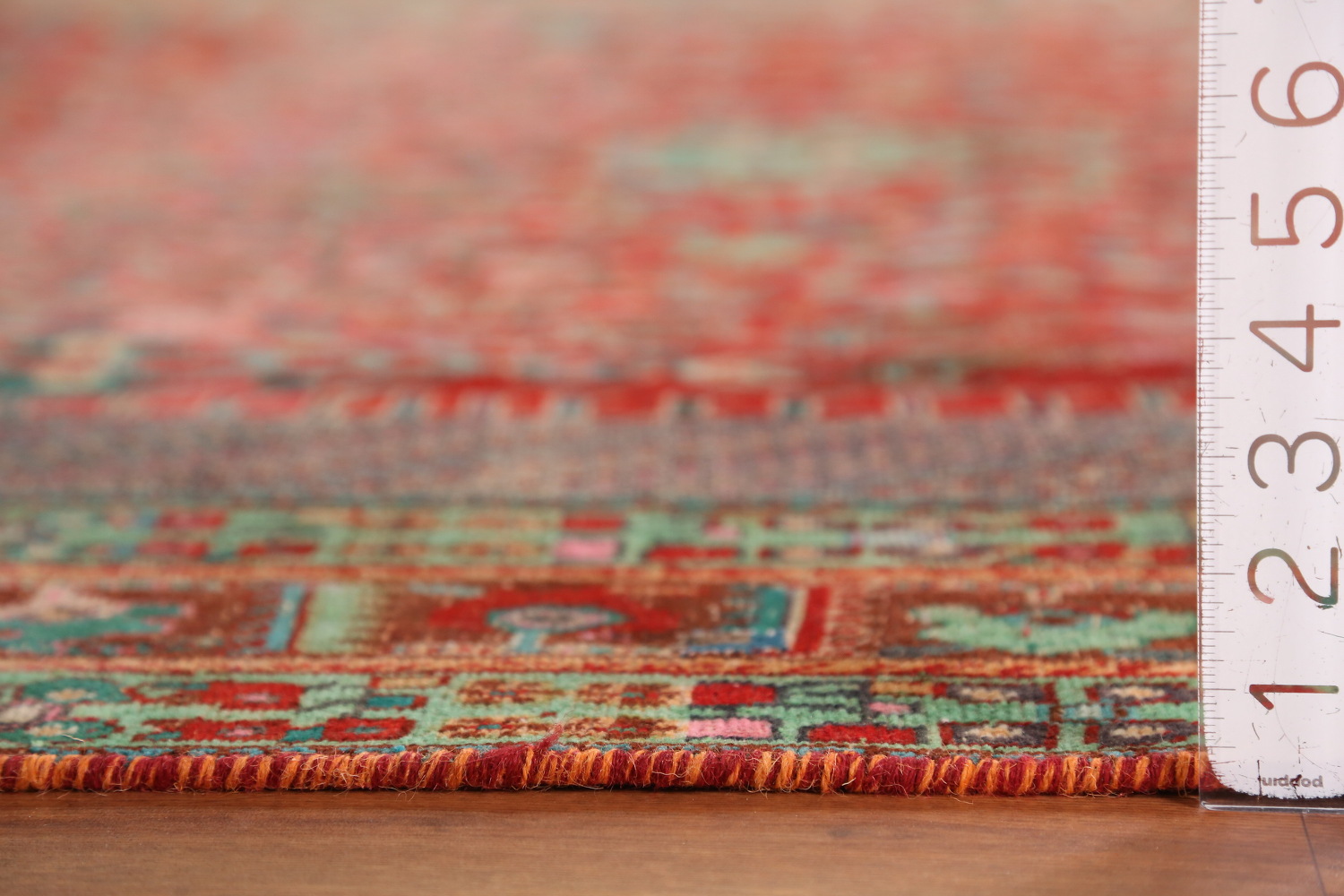 Antique Wool Shiraz Persian Area Rug 7x9