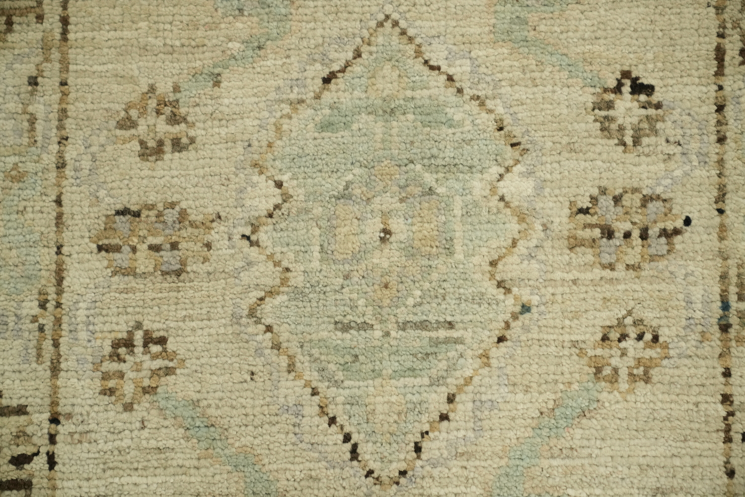 Vegetable Dye Oushak Turkish Rug 3x4