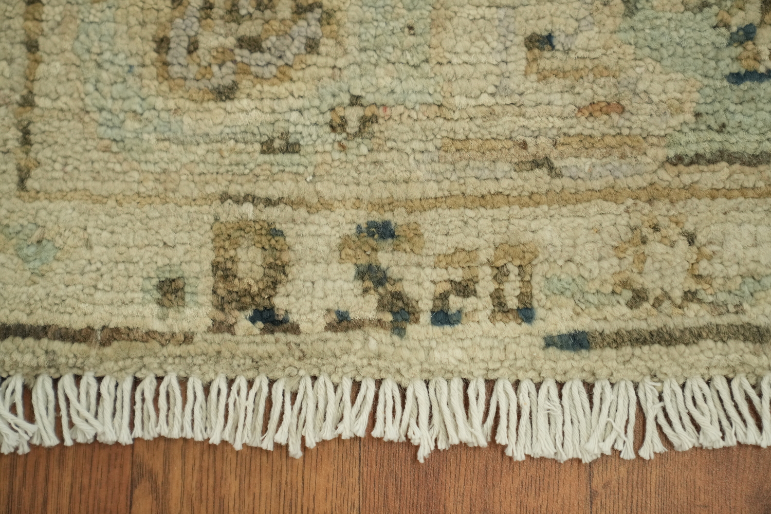 Vegetable Dye Oushak Turkish Rug 3x4