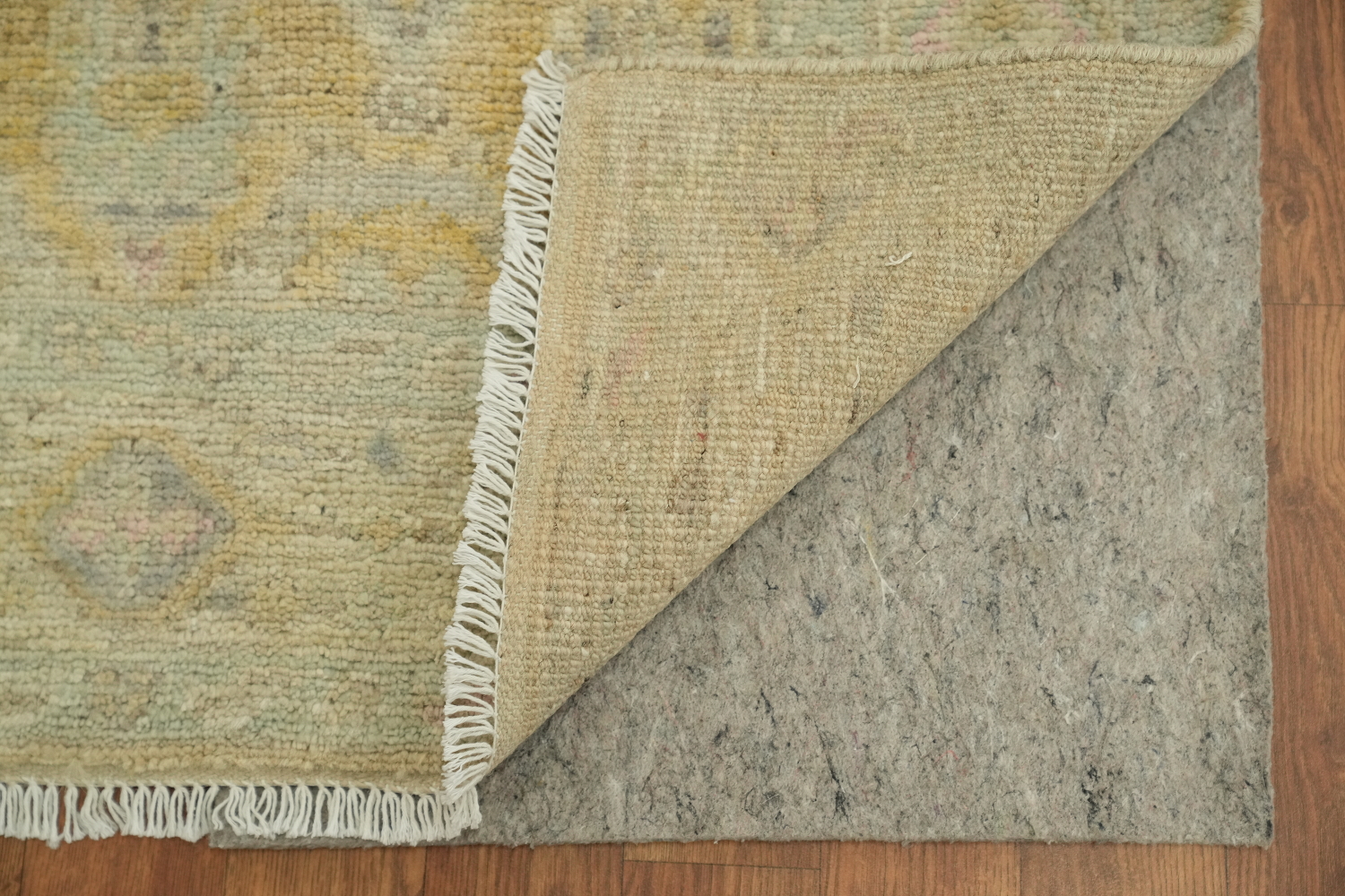 Vegetable Dye Oushak Turkish Rug 3x4