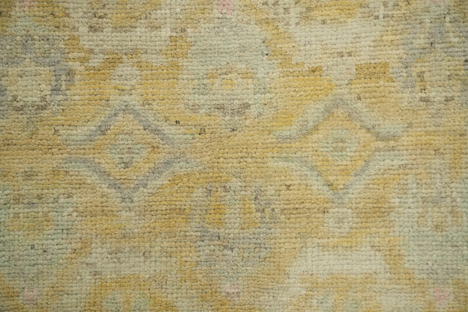 Vegetable Dye Oushak Turkish Rug 3x4