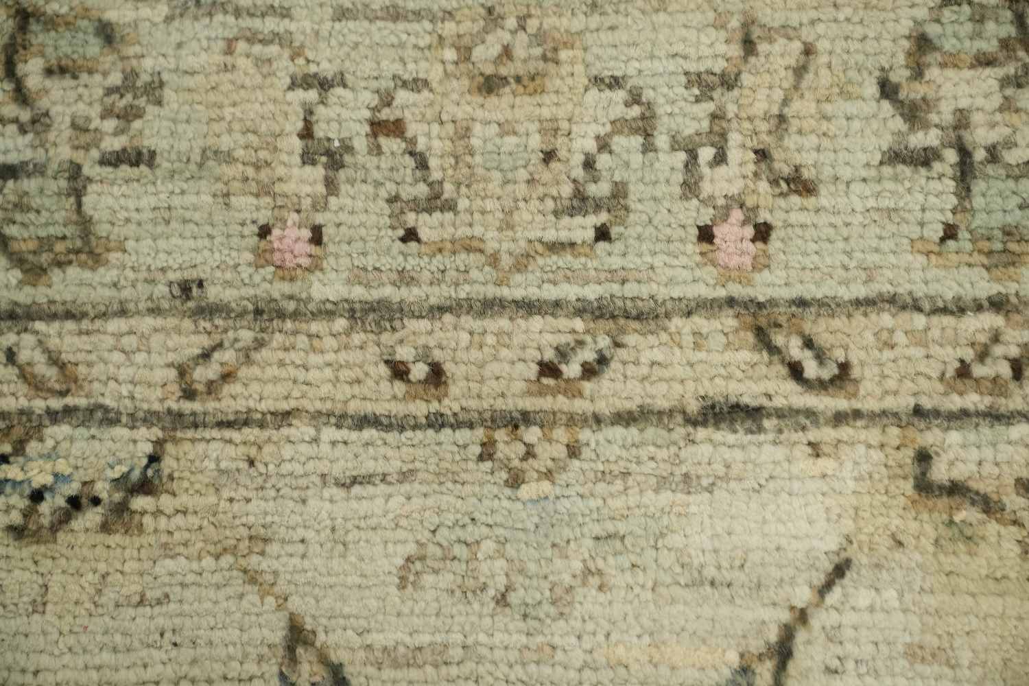 Earth Tone Wool Oushak Vegetable Dye Rug 3x4