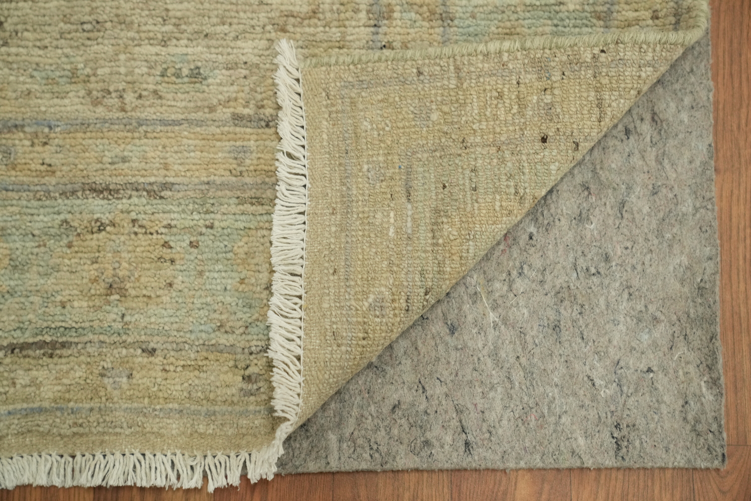 Vegetable Dye Oushak Turkish Foyer Rug 3x4