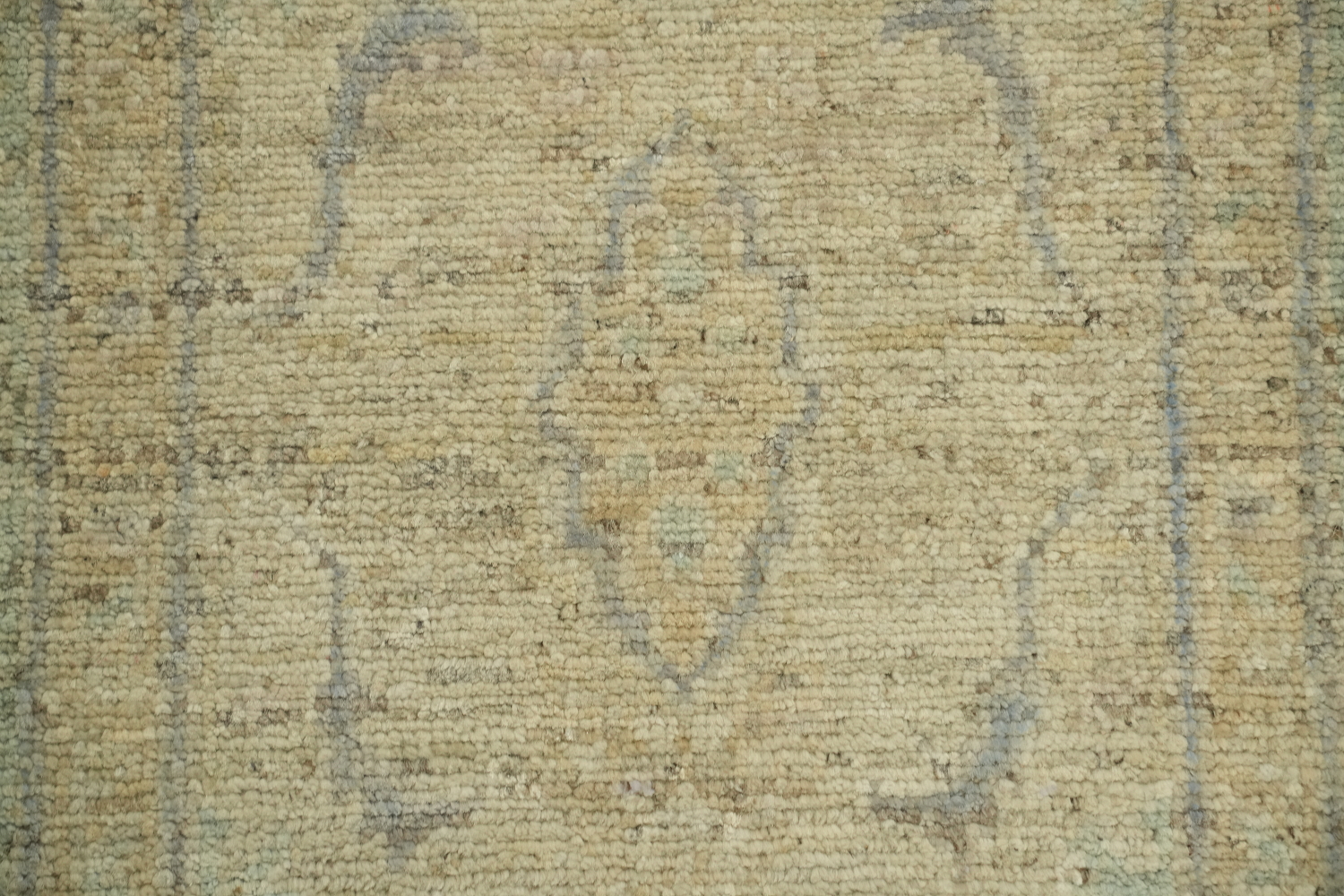 Vegetable Dye Oushak Turkish Foyer Rug 3x4