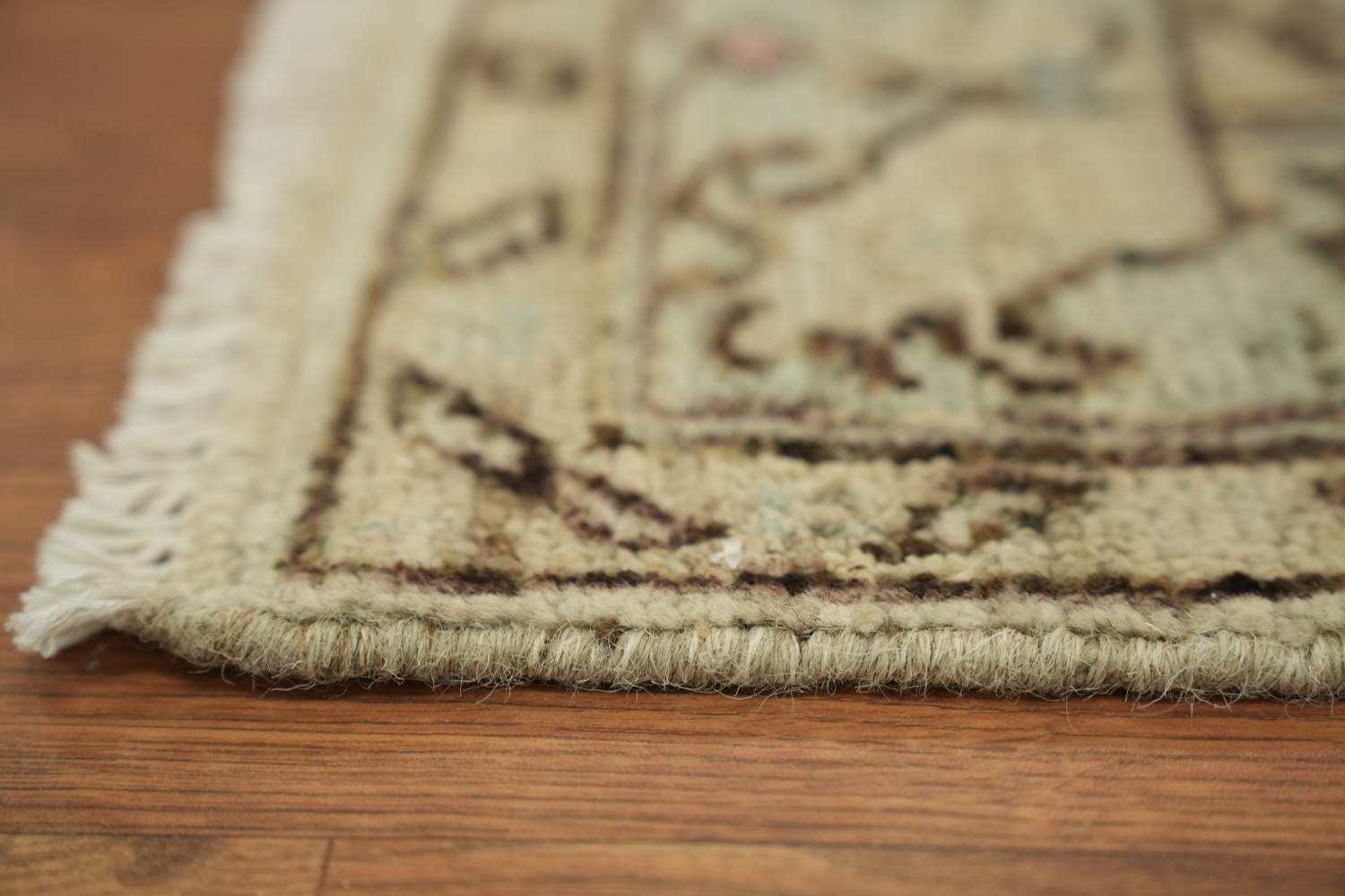 Earth Tone Wool Oushak Vegetable Dye Rug 3x5