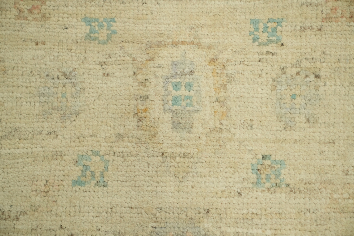 Vegetable Dye Oushak Turkish Rug 3x4