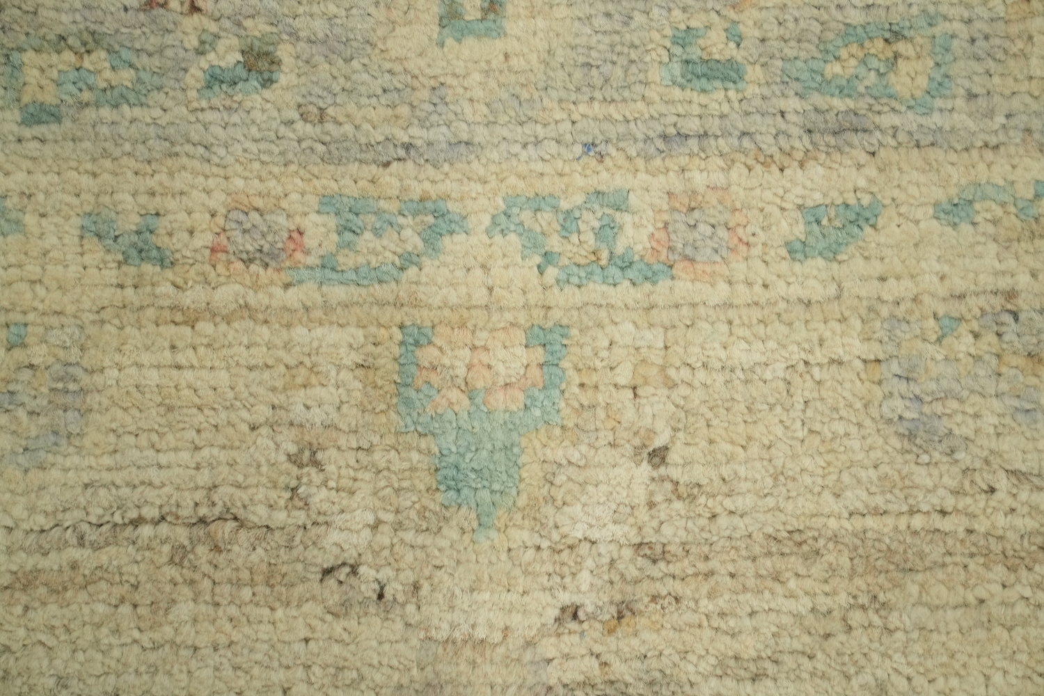 Vegetable Dye Oushak Turkish Rug 3x4