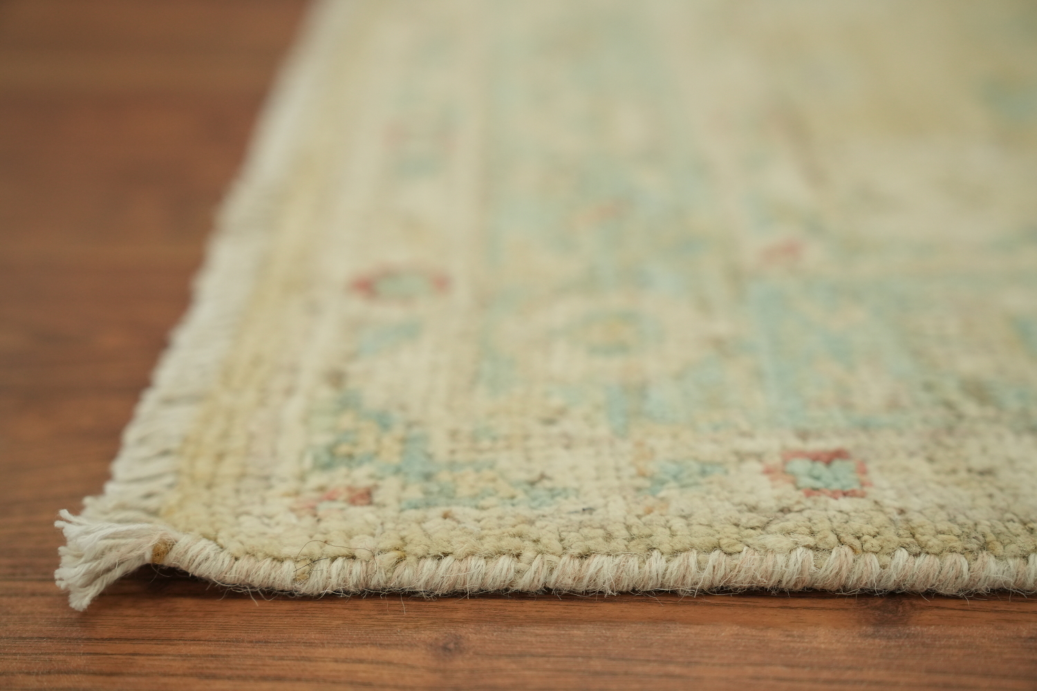 Vegetable Dye Oushak Turkish Foyer Rug 3x4