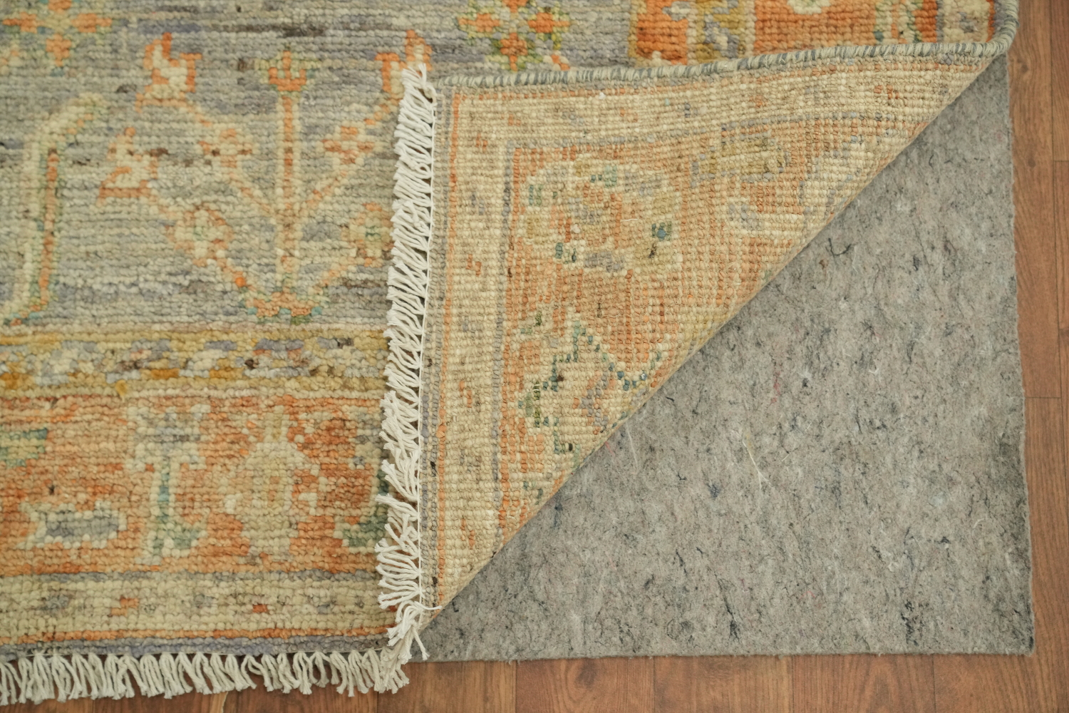 Vegetable Dye Oushak Turkish Rug 3x4