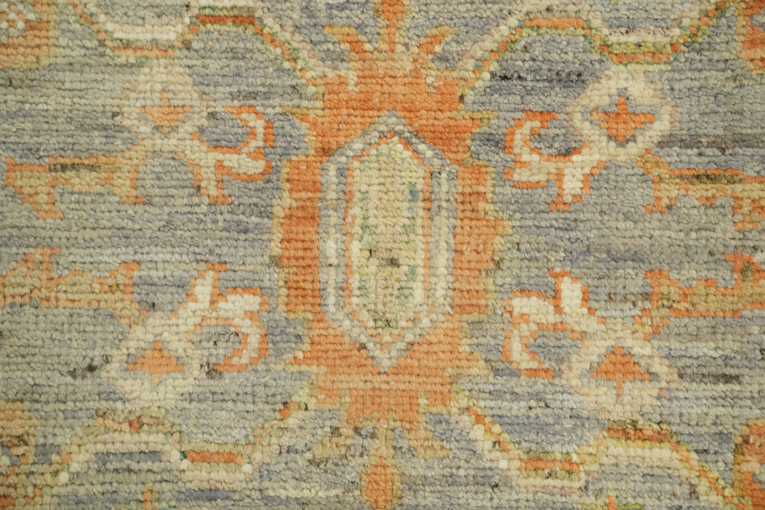 Vegetable Dye Oushak Turkish Rug 3x4