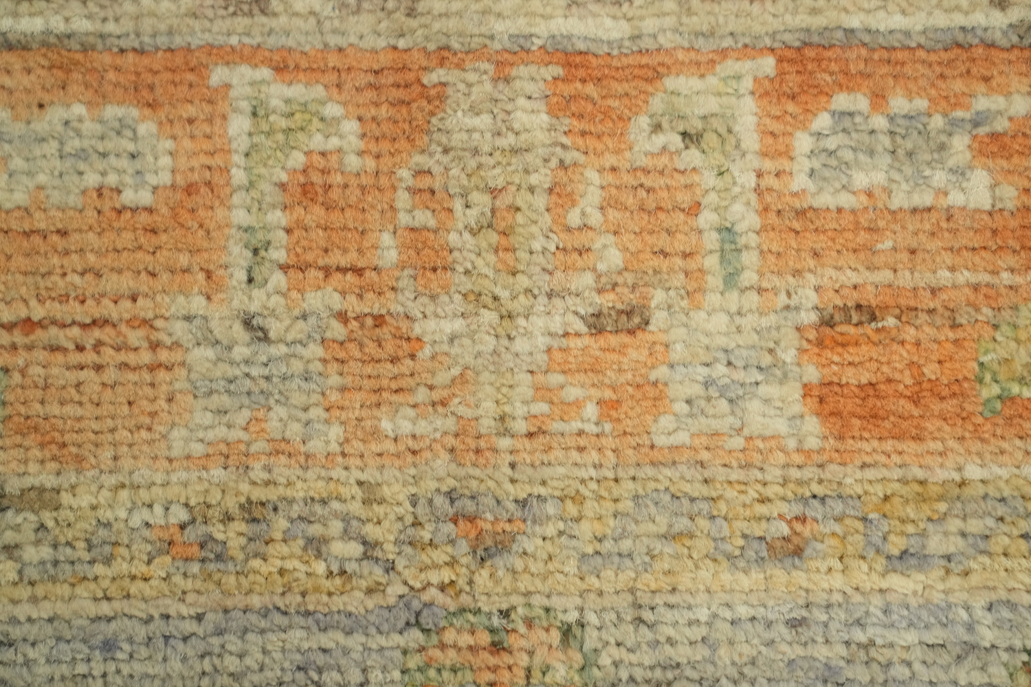 Vegetable Dye Oushak Turkish Rug 3x4