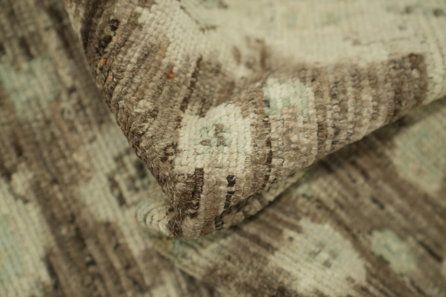 Earth Tone Oushak Vegetable Dye Rug 3x4
