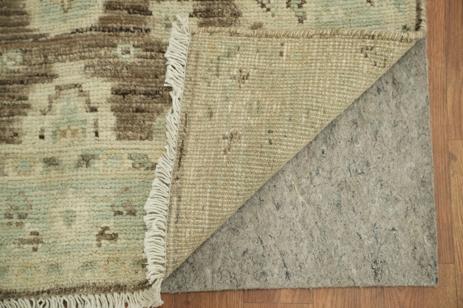 Earth Tone Oushak Vegetable Dye Rug 3x4