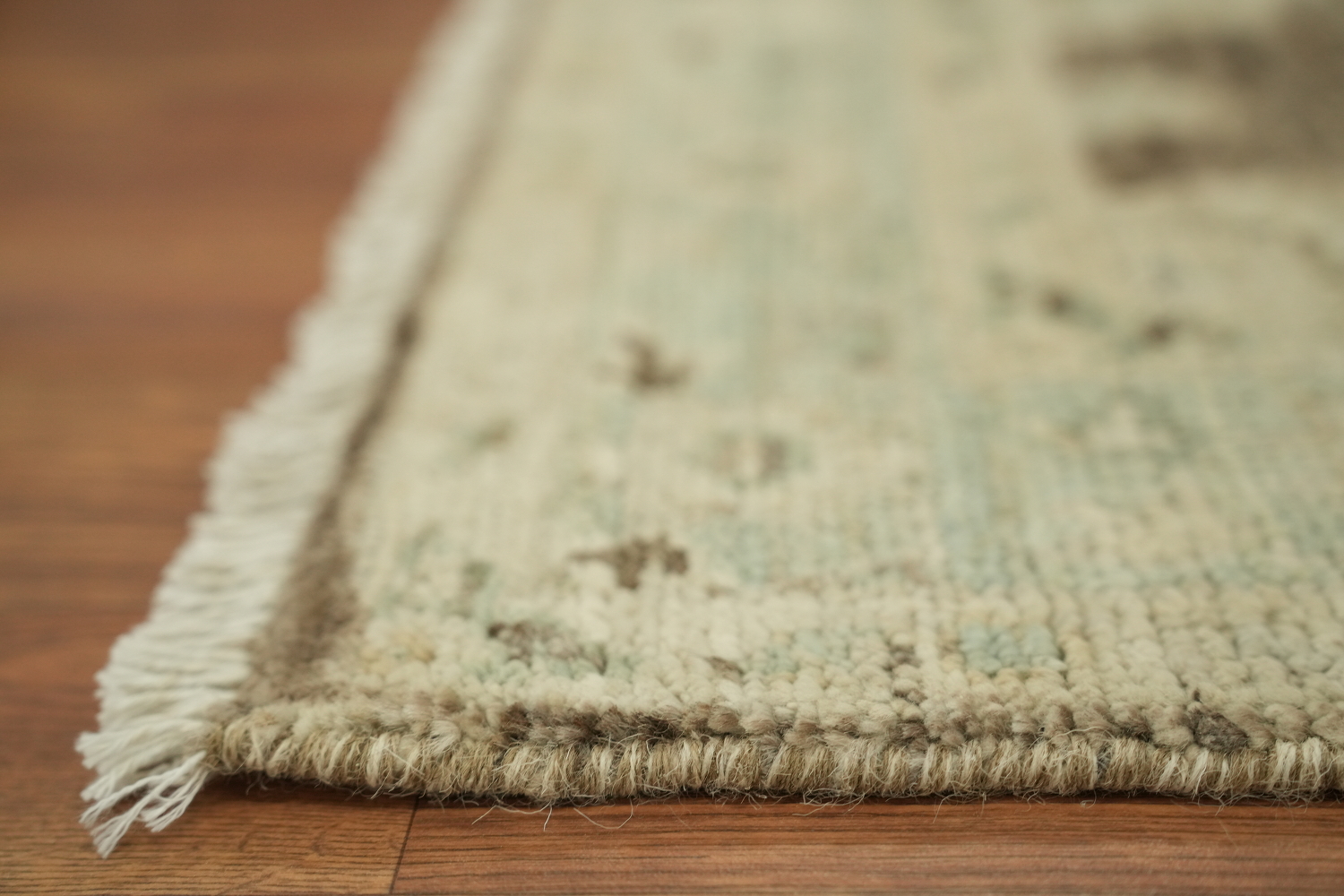 Earth Tone Oushak Vegetable Dye Rug 3x4