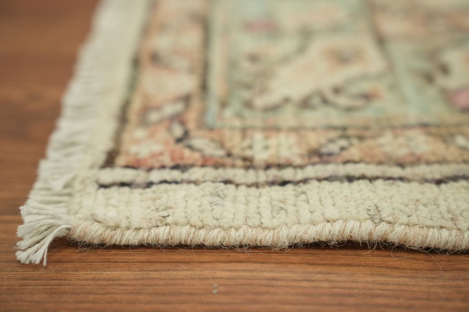 Earth Tone Wool Oushak Vegetable Dye Rug 3x4