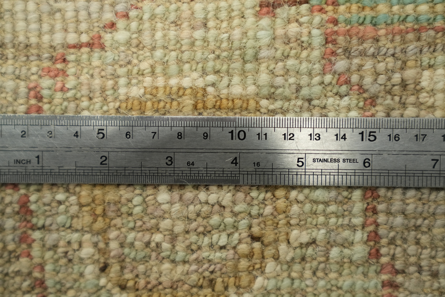Vegetable Dye Oushak Turkish Rug 3x4