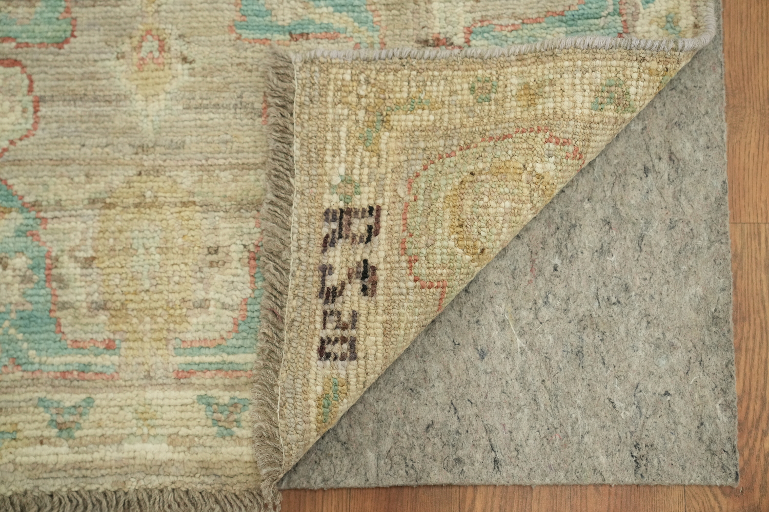 Vegetable Dye Oushak Turkish Rug 3x4