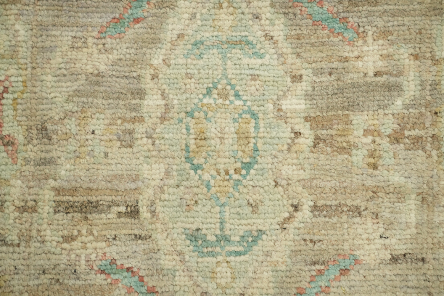 Vegetable Dye Oushak Turkish Rug 3x4