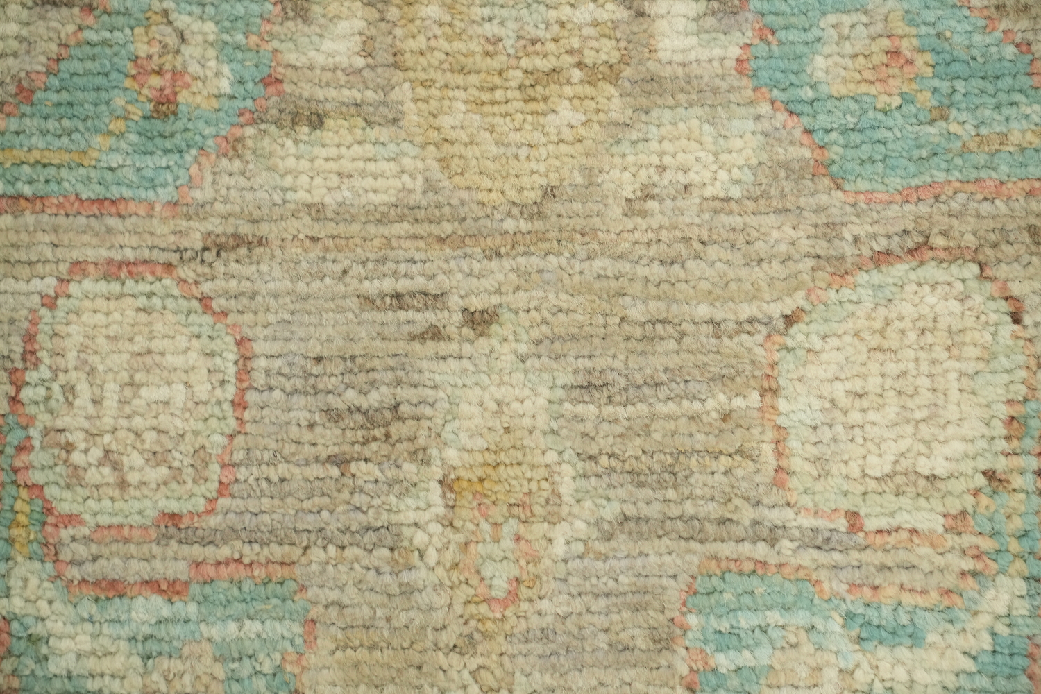 Vegetable Dye Oushak Turkish Rug 3x4