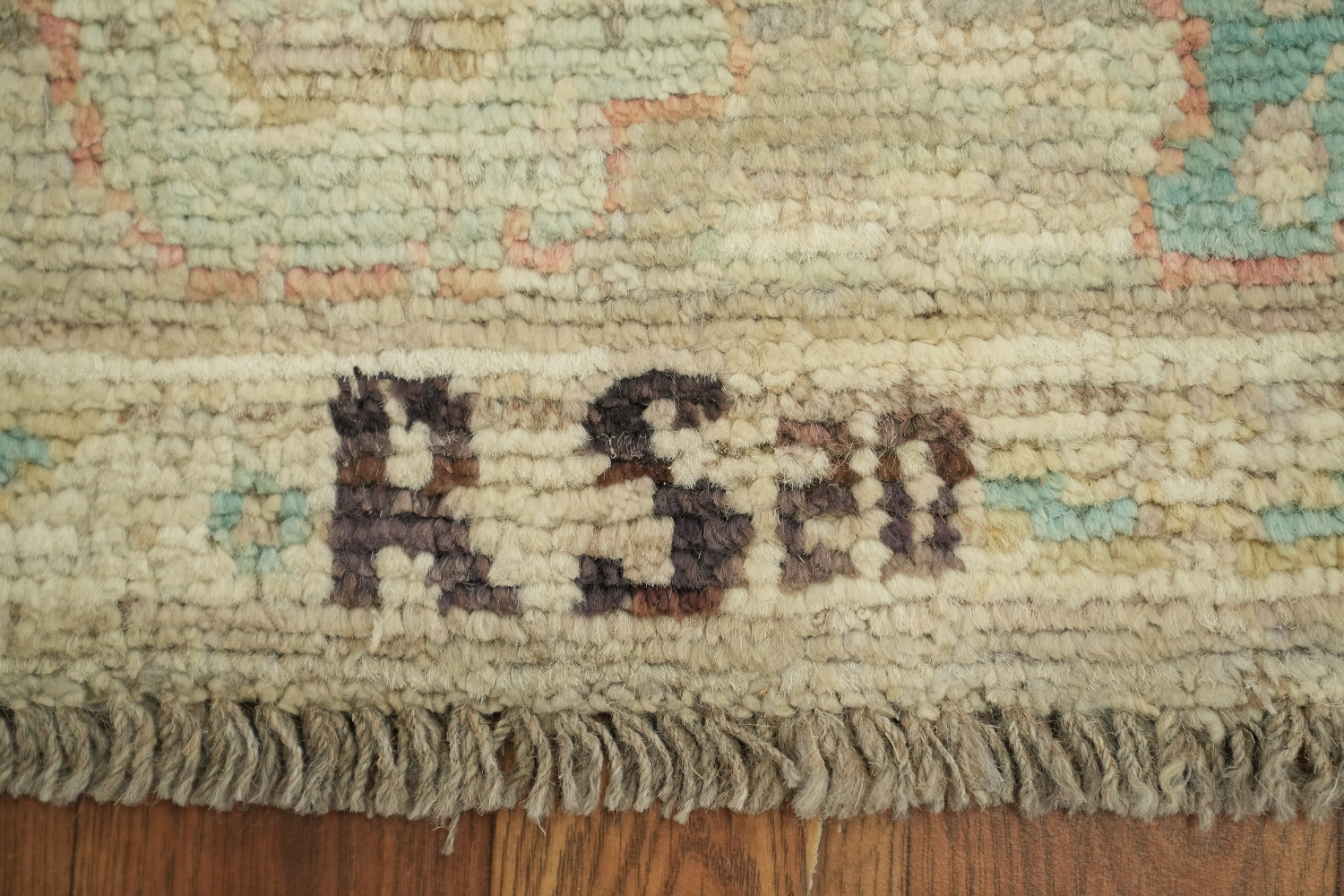 Vegetable Dye Oushak Turkish Rug 3x4