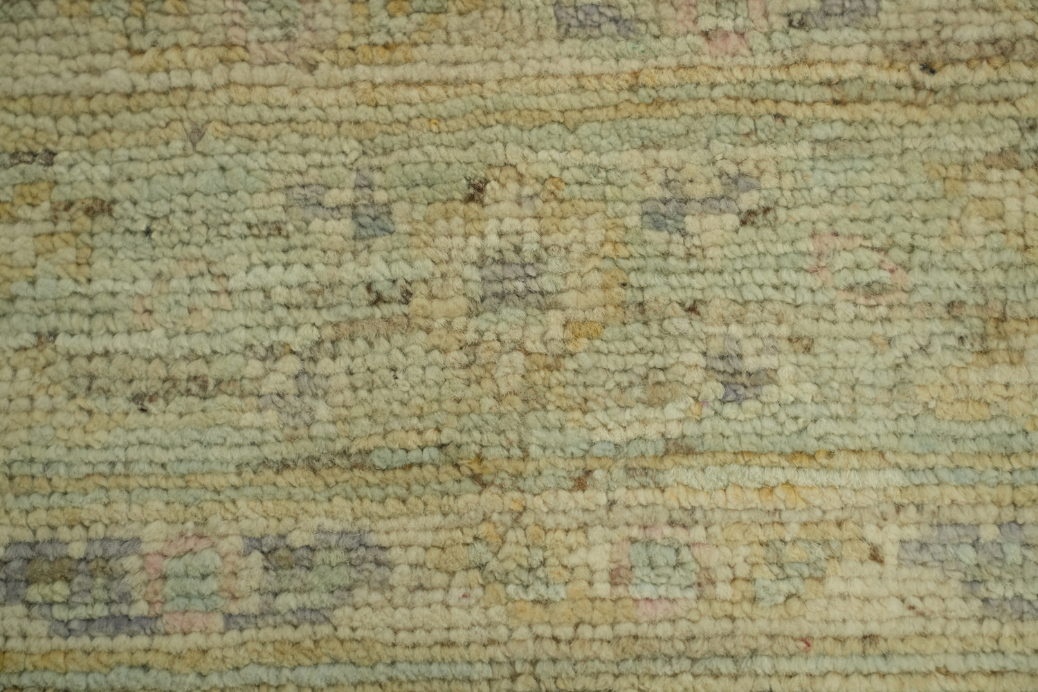 Vegetable Dye Wool Oushak Turkish Rug 3x5