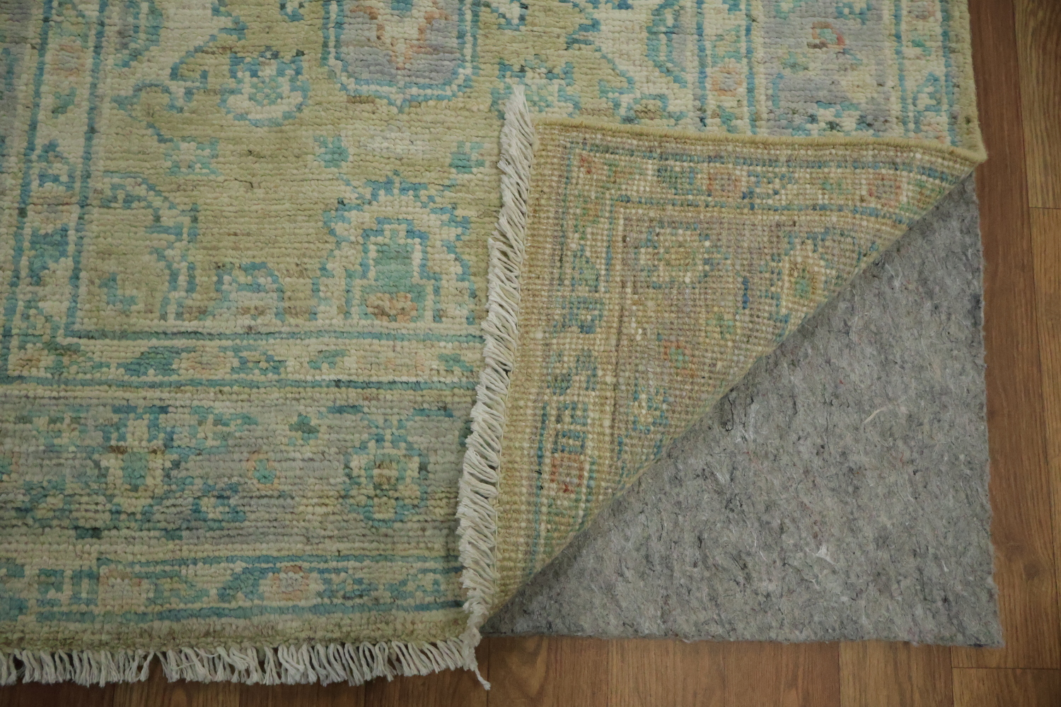 Vegetable Dye Oushak Turkish Rug 3x5