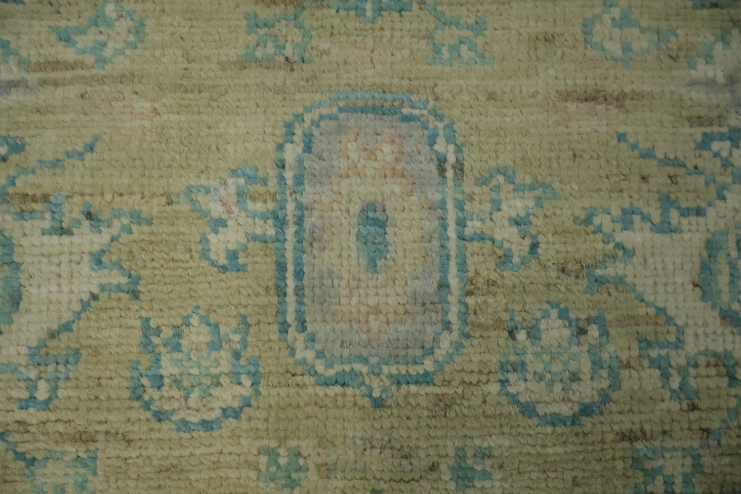 Vegetable Dye Oushak Turkish Rug 3x5
