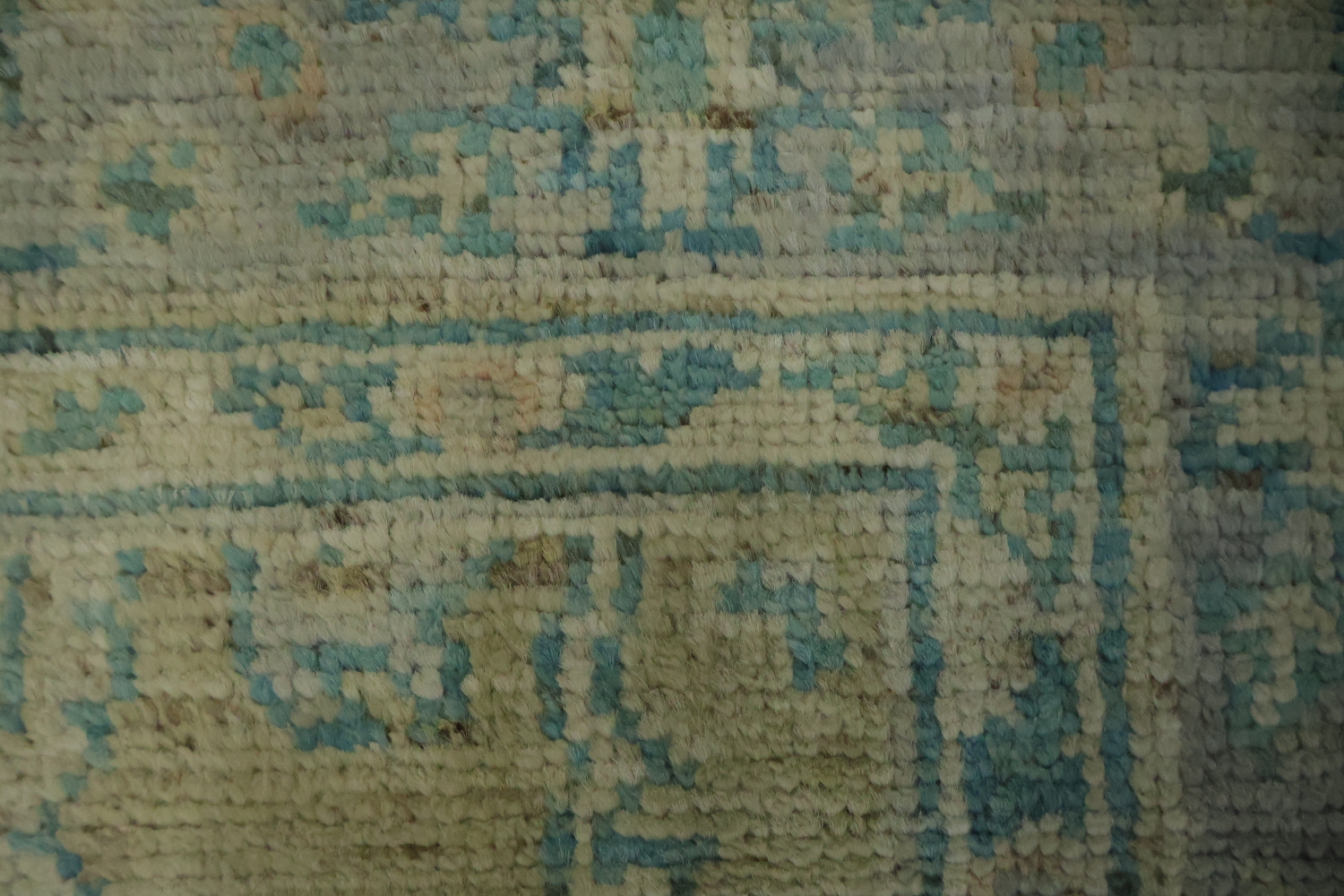 Vegetable Dye Oushak Turkish Rug 3x5