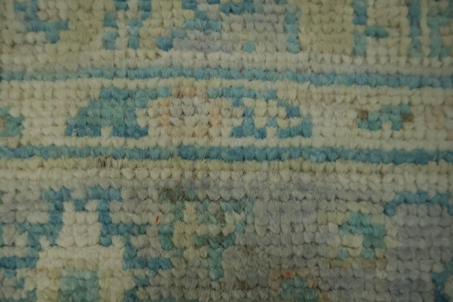 Vegetable Dye Oushak Turkish Rug 3x5
