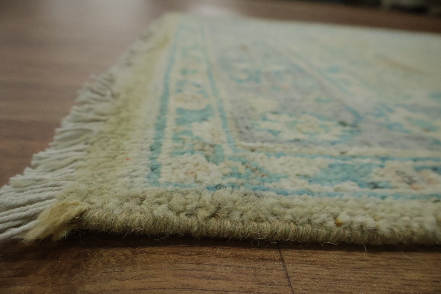 Vegetable Dye Oushak Turkish Rug 3x5