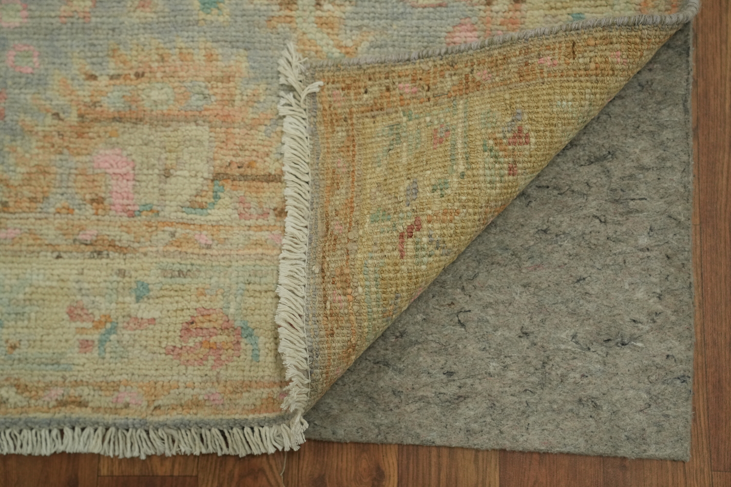 Vegetable Dye Oushak Turkish Accent Rug 3x5
