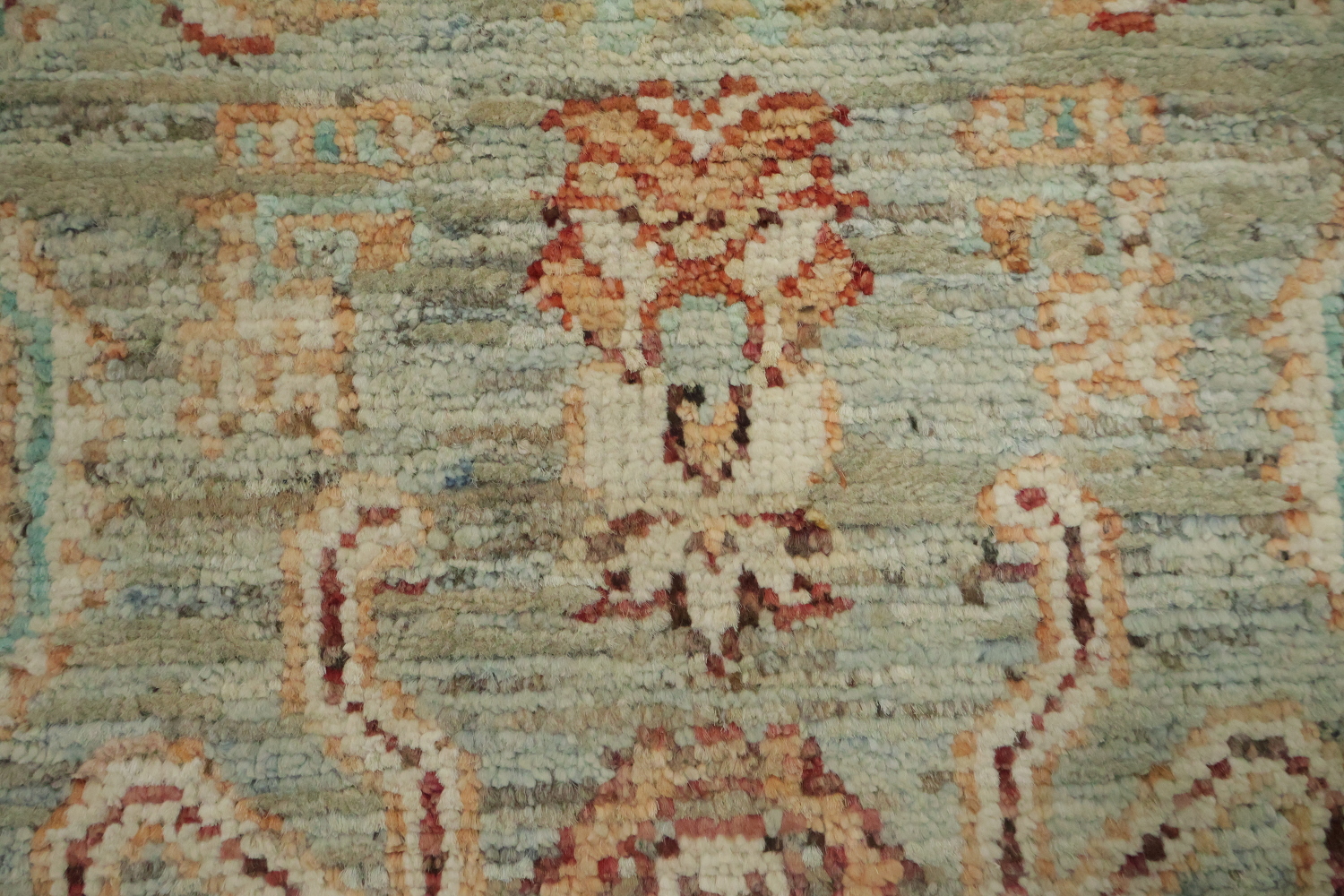Vegetable Dye Oushak Turkish Rug 3x4