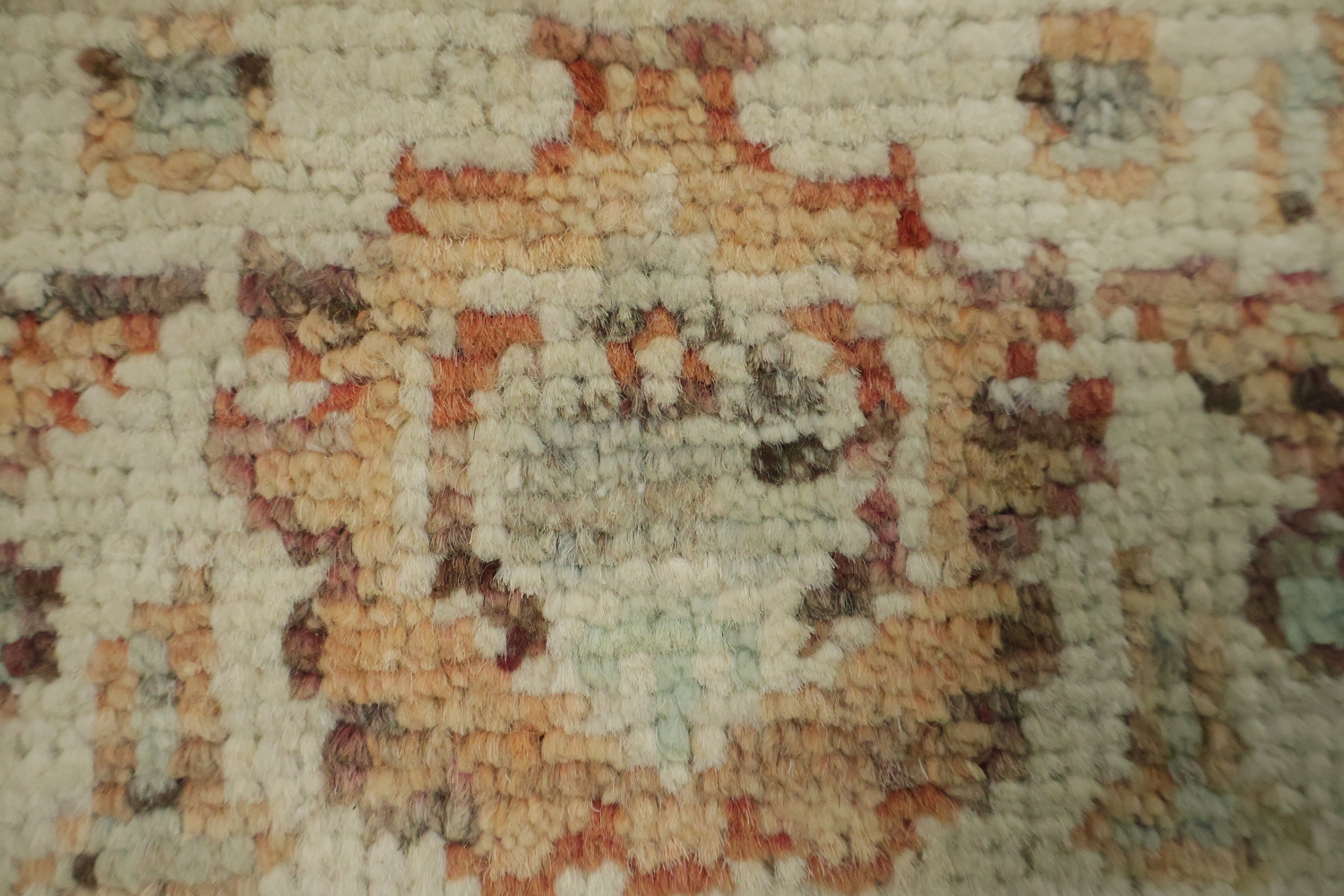 Vegetable Dye Oushak Turkish Rug 3x4