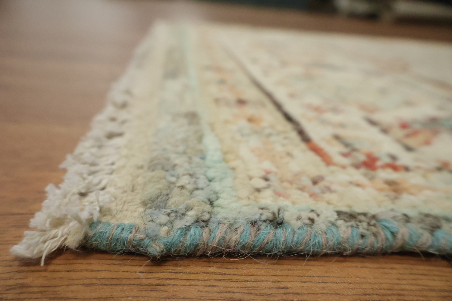 Vegetable Dye Oushak Turkish Rug 3x4