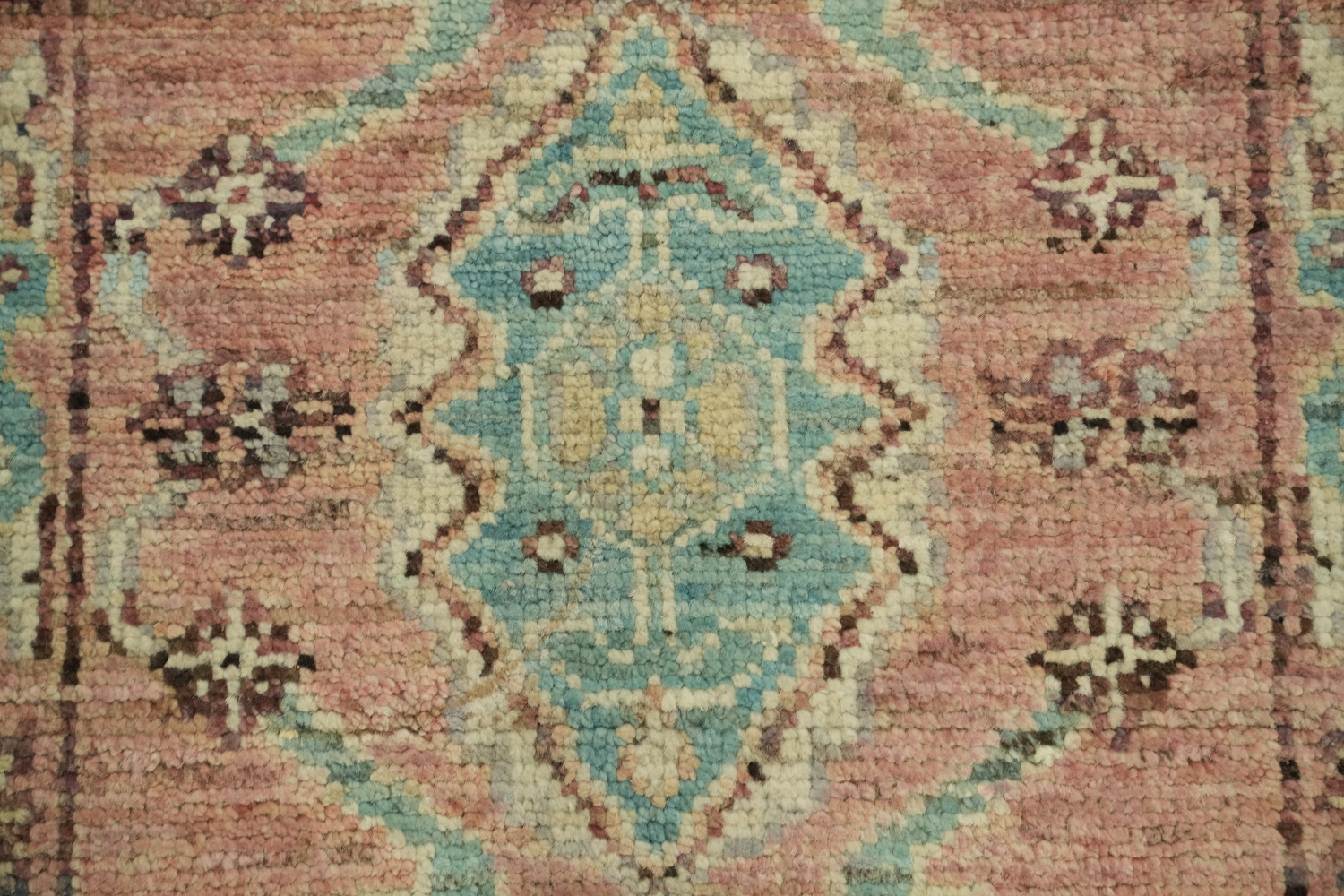 Vegetable Dye Oushak Turkish Accent Rug 3x4