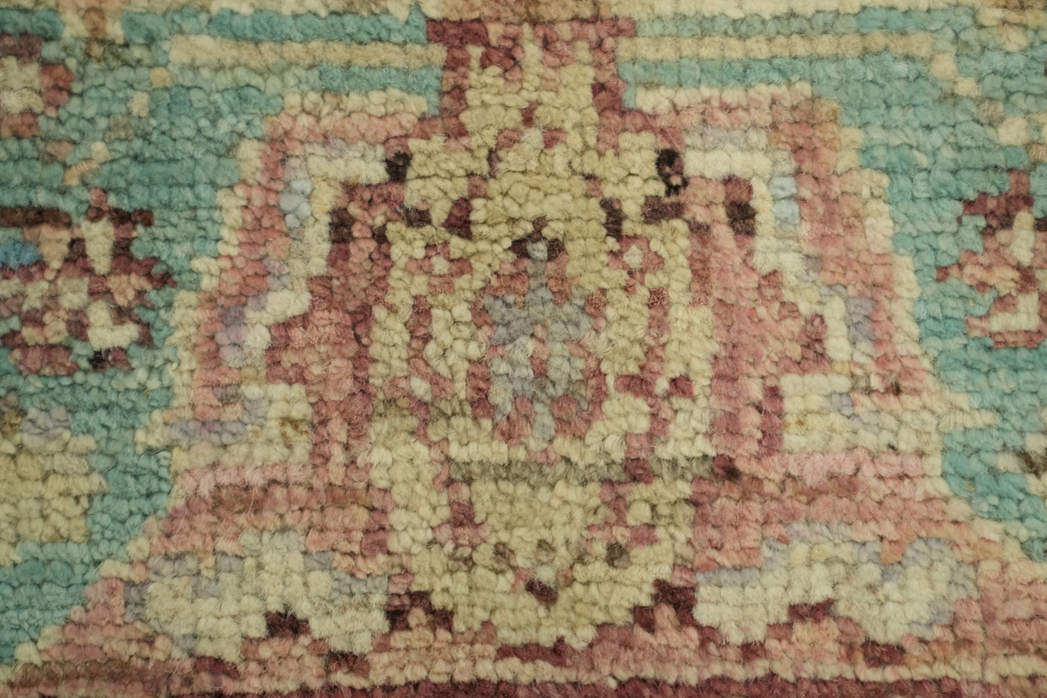 Vegetable Dye Oushak Turkish Accent Rug 3x4