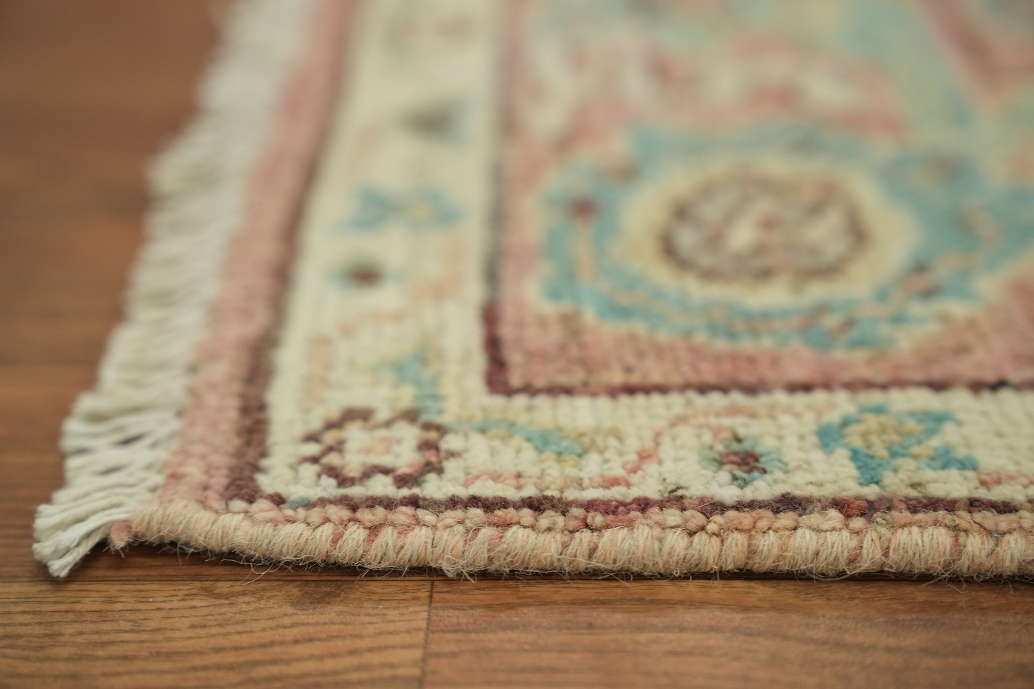 Vegetable Dye Oushak Turkish Accent Rug 3x4