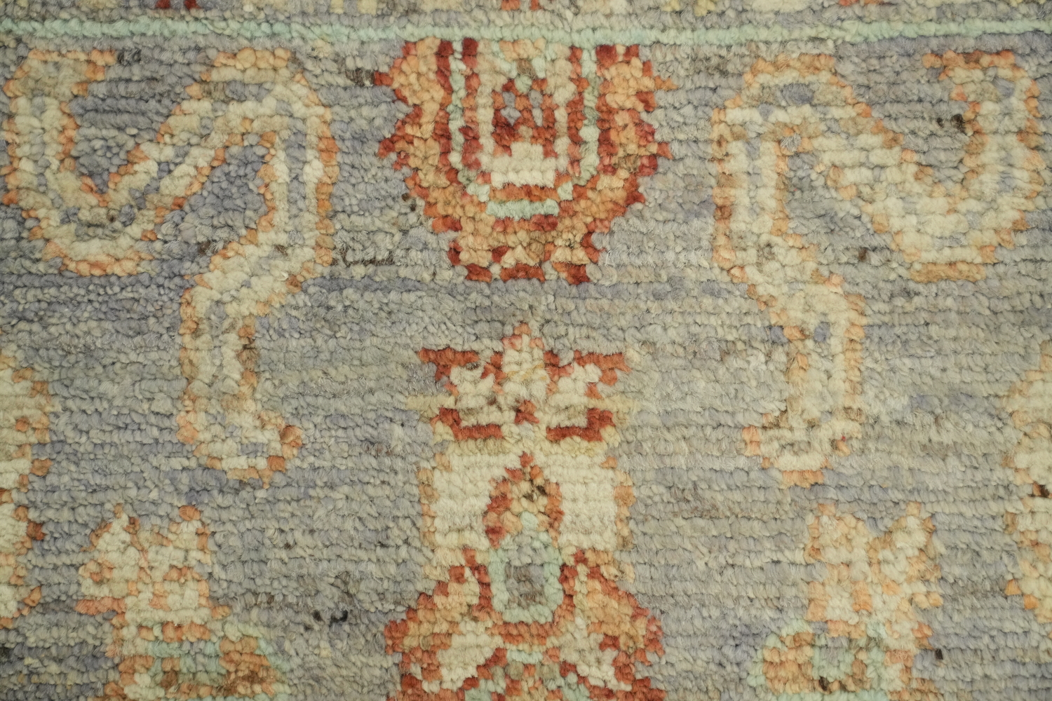 Vegetable Dye Oushak Turkish Rug 3x4