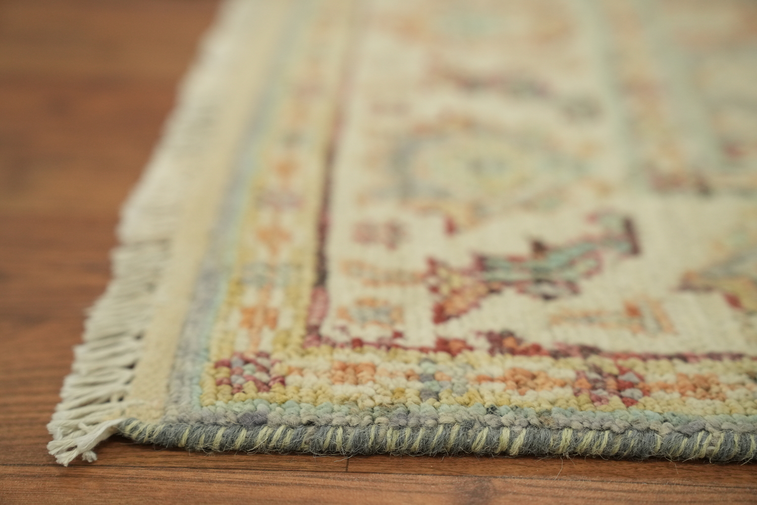 Vegetable Dye Oushak Turkish Rug 3x4