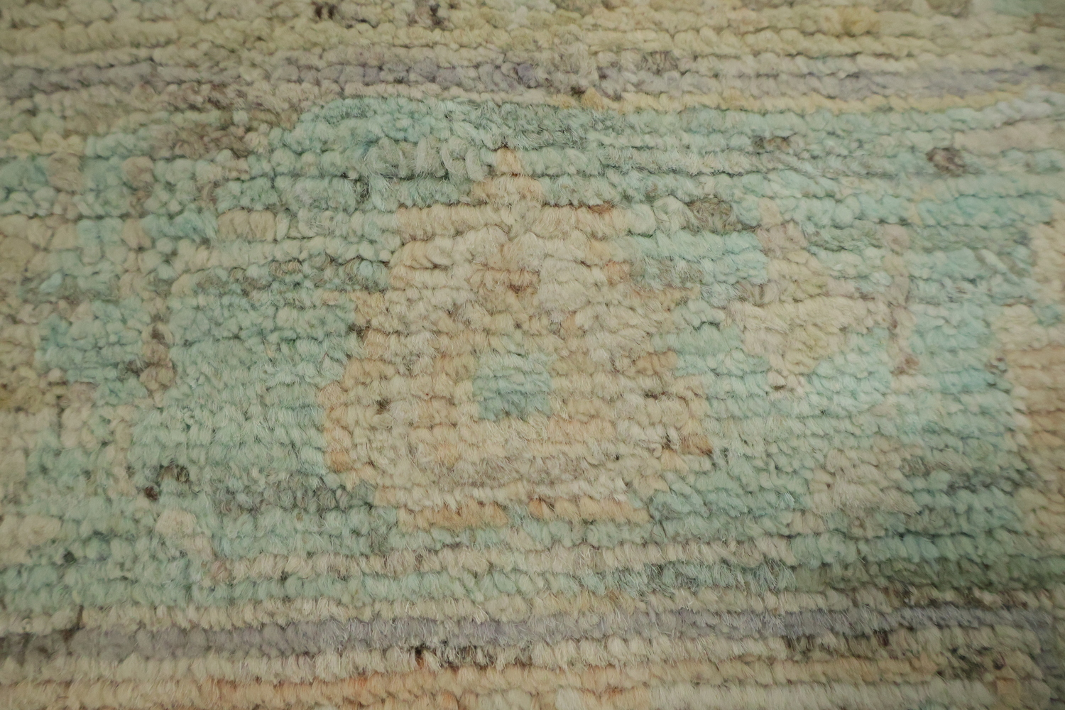 Vegetable Dye Oushak Turkish Rug 3x4