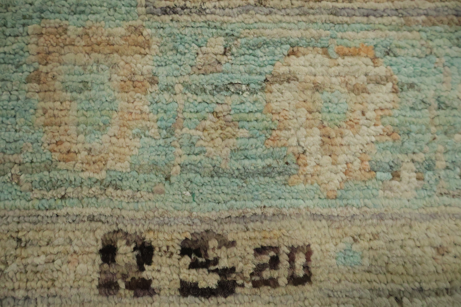 Vegetable Dye Oushak Turkish Rug 3x4