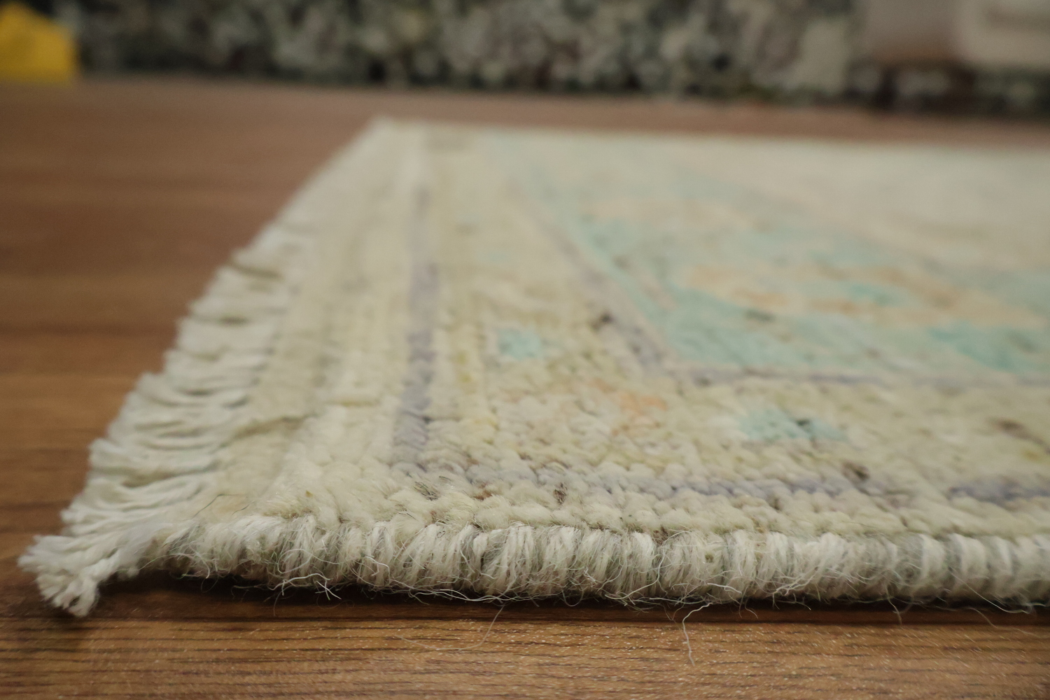 Vegetable Dye Oushak Turkish Rug 3x4