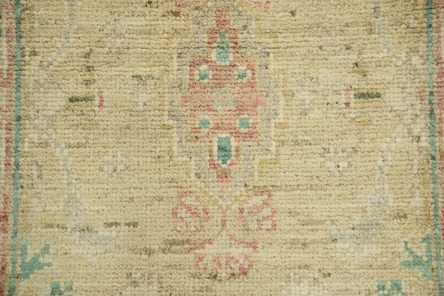 Vegetable Dye Oushak Turkish Accent Rug 3x4