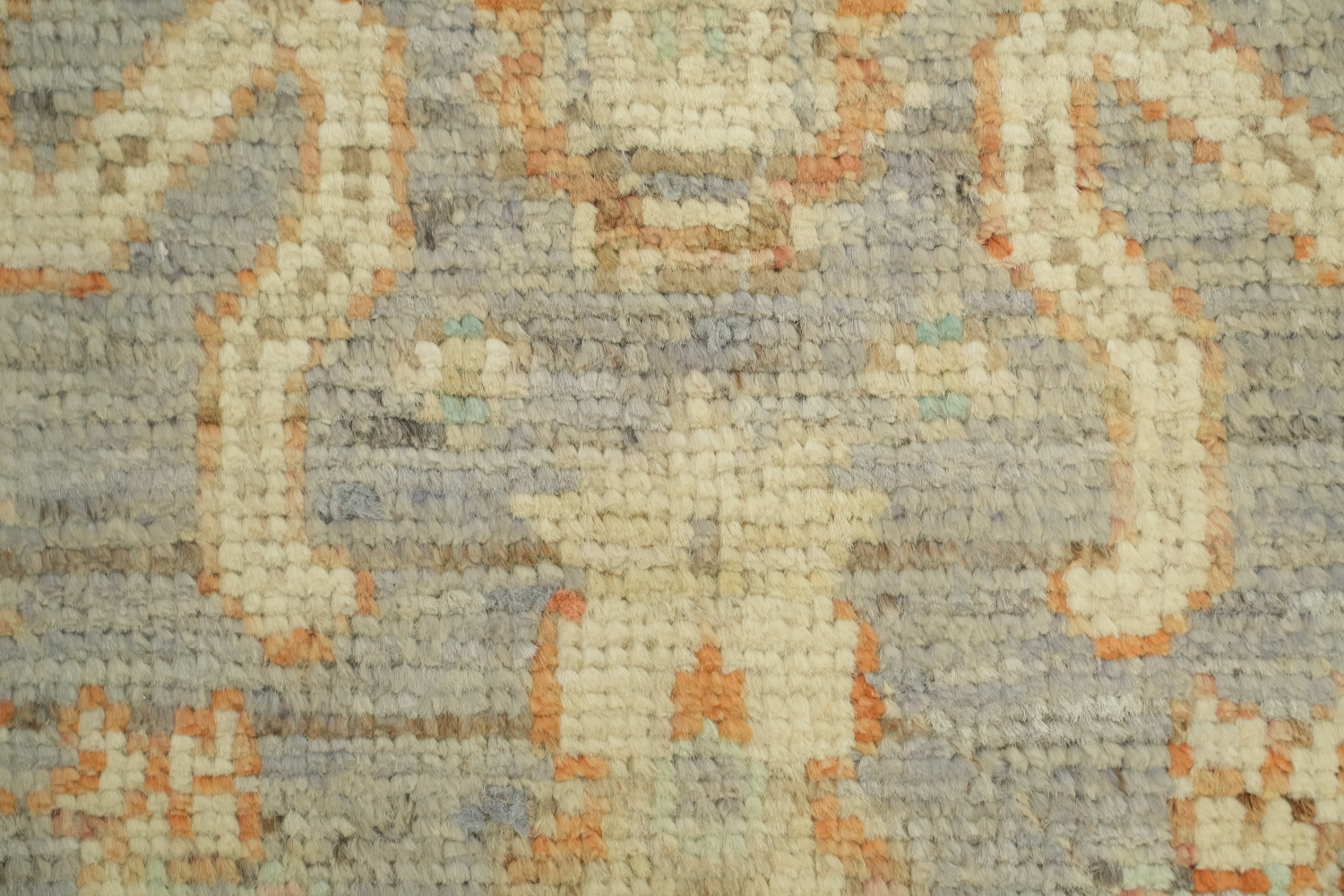 Vegetable Dye Light Purple Oushak Turkish Rug 3x4