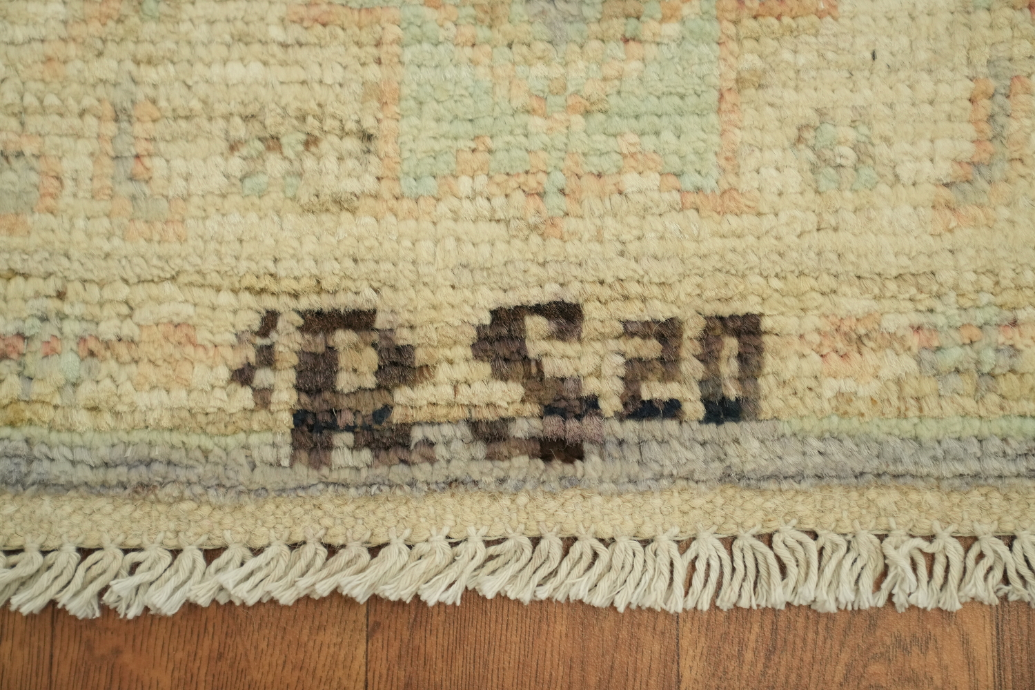 Vegetable Dye Light Purple Oushak Turkish Rug 3x4