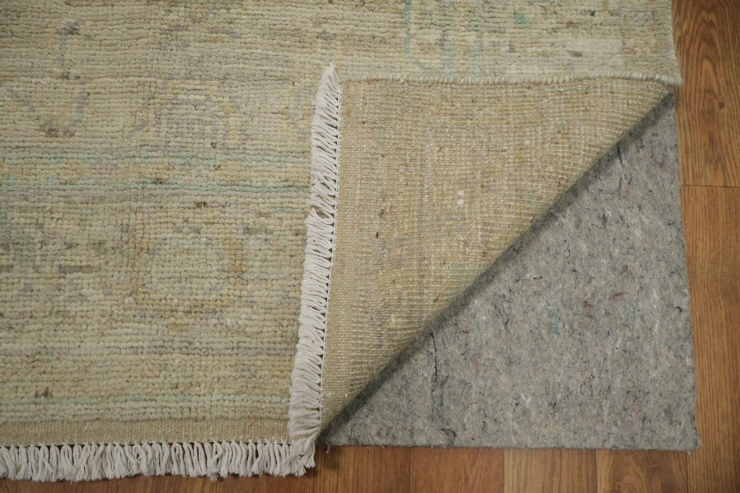 Vegetable Dye Wool Oushak Turkish Accent Rug 3x4