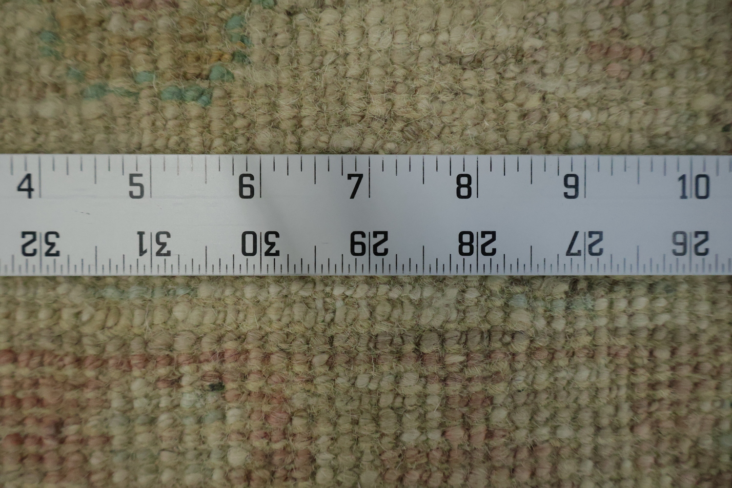 Earth Tone Wool Oushak Vegetable Dye Rug 3x4